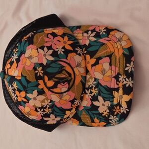 Volcome Into Paradise Snap Back Floral Womens Hat New Without Tag